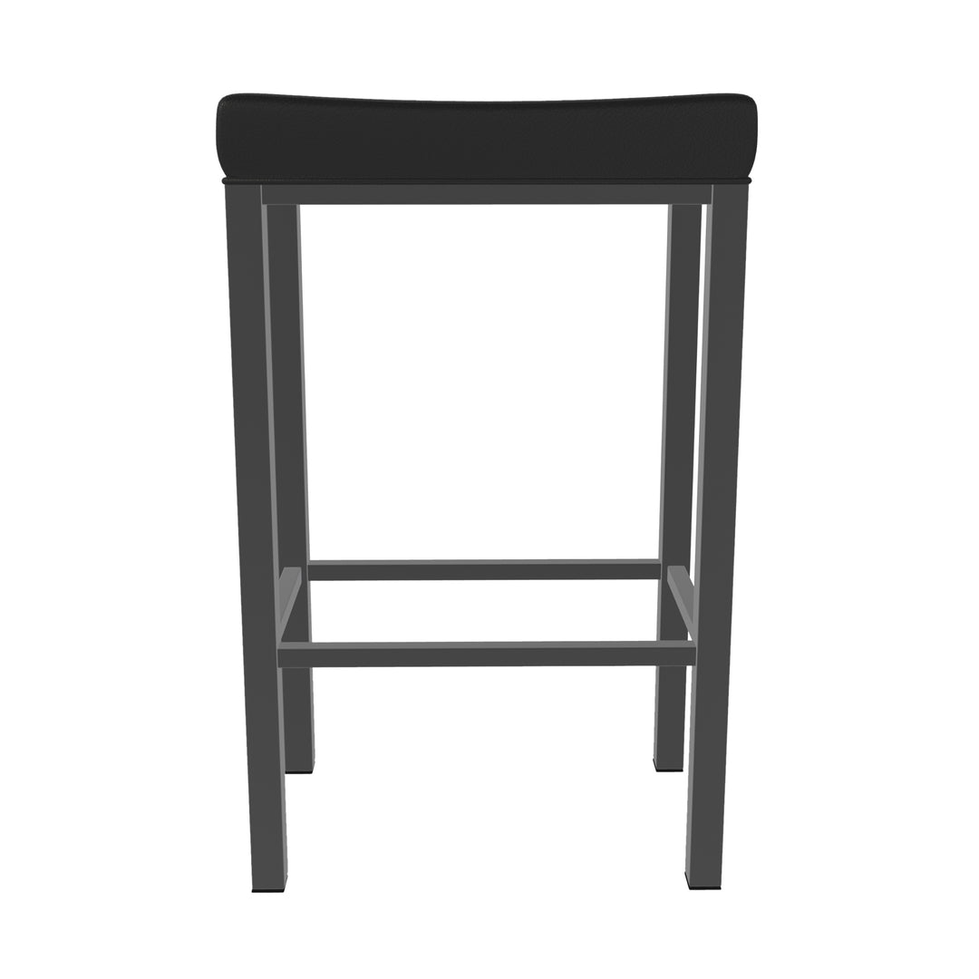 18"W x 11"D x 30"H / Licorice Black/Firestone Grey