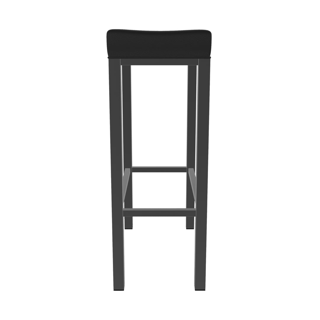 18"W x 11"D x 30"H / Licorice Black/Firestone Grey