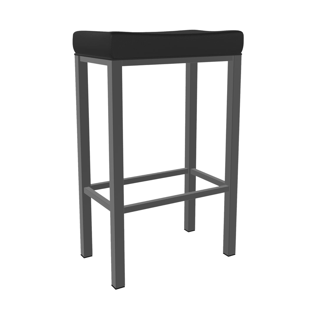 18"W x 11"D x 30"H / Licorice Black/Firestone Grey