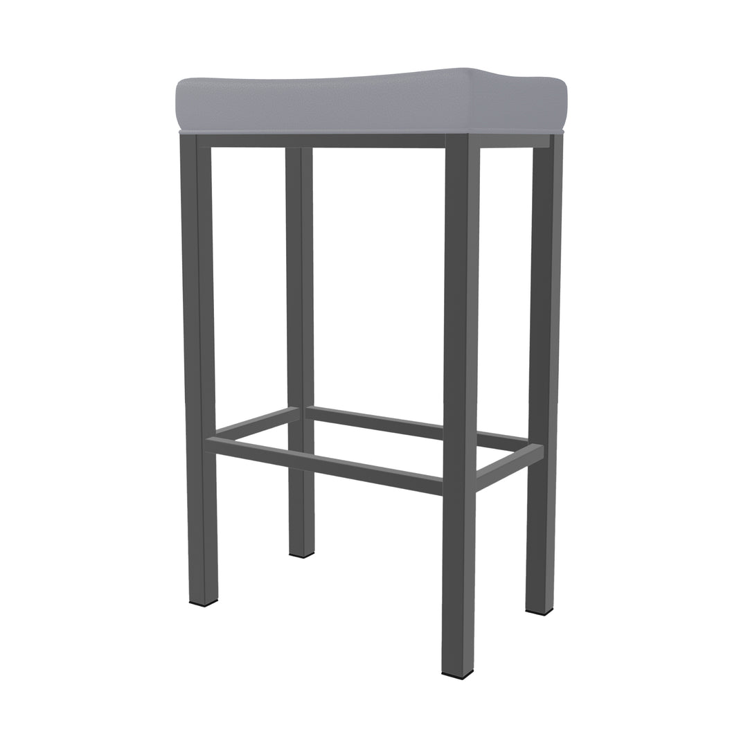 18"W x 11"D x 30"H / Charcoal Gray/Firestone Grey