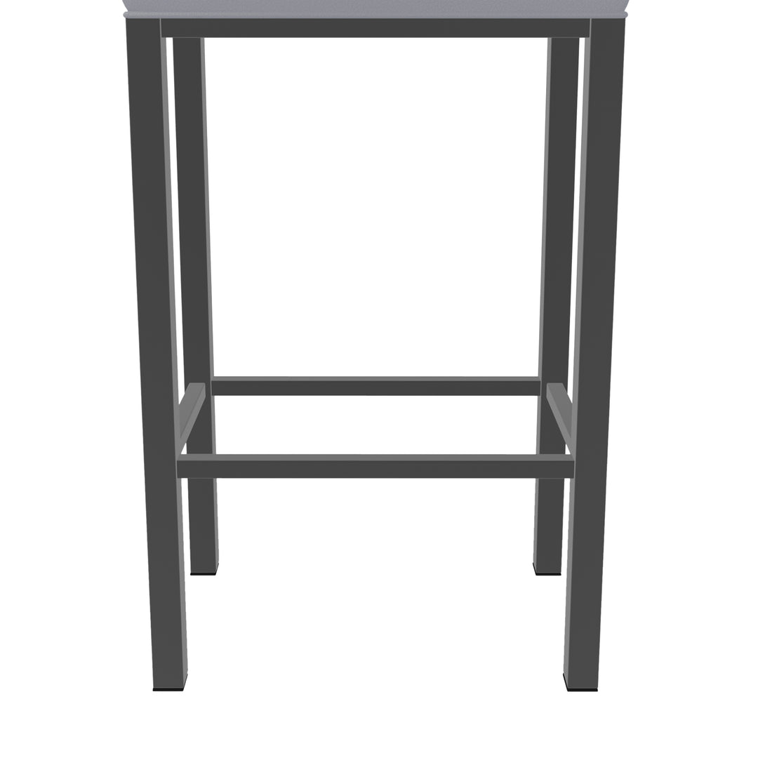 18"W x 11"D x 30"H / Charcoal Gray/Firestone Grey