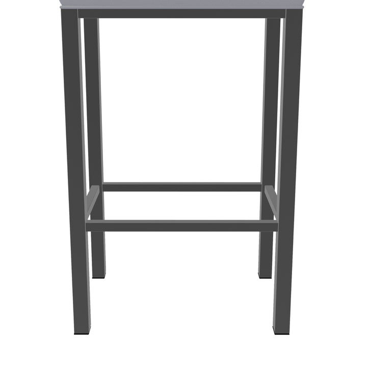 18"W x 11"D x 30"H / Charcoal Gray/Firestone Grey