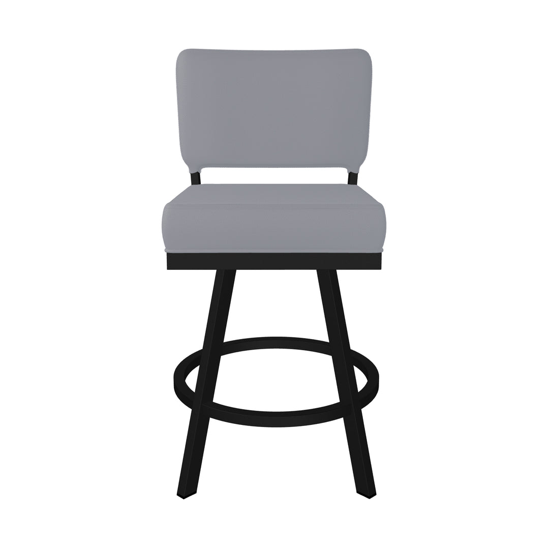 19.75"W x 23.5"D x 40"H / Charcoal Gray/Sable Onyx