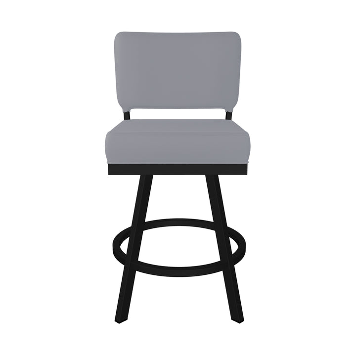 19.75"W x 23.5"D x 40"H / Charcoal Gray/Sable Onyx