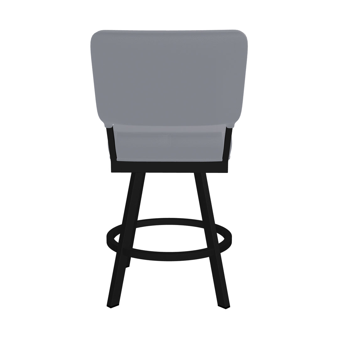 19.75"W x 23.5"D x 40"H / Charcoal Gray/Sable Onyx