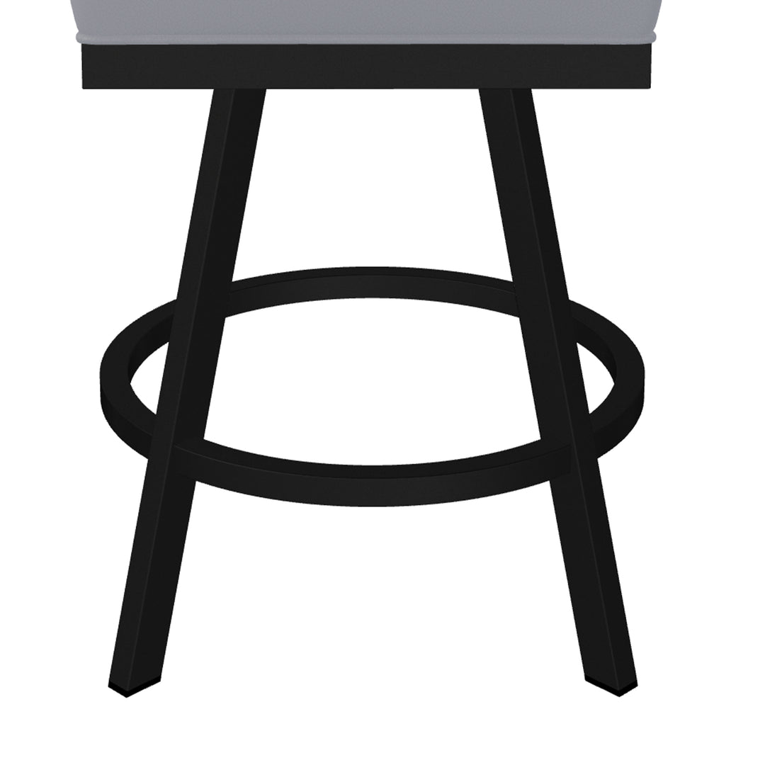 19.75"W x 23.5"D x 40"H / Charcoal Gray/Sable Onyx