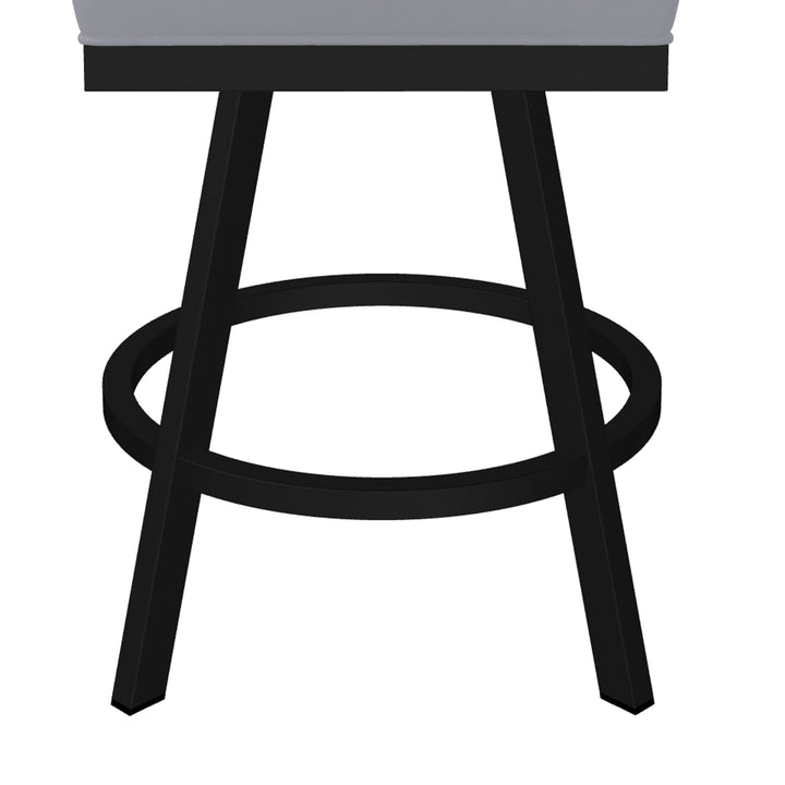 19.75"W x 23.5"D x 40"H / Charcoal Gray/Sable Onyx