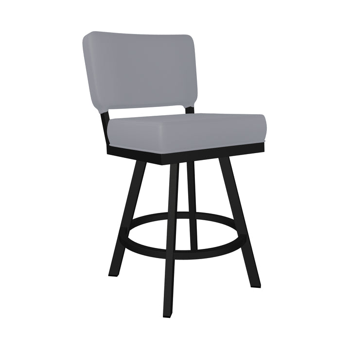 19.75"W x 23.5"D x 40"H / Charcoal Gray/Sable Onyx