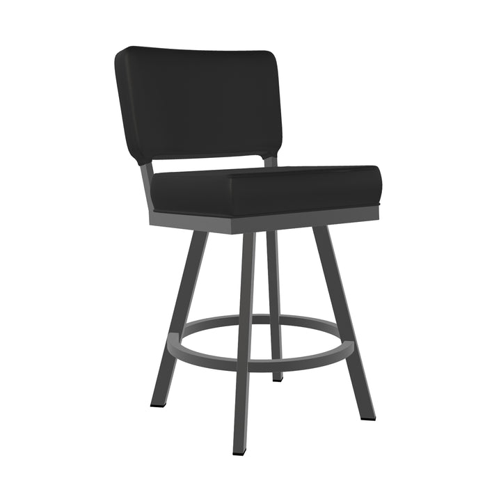 19.75"W x 23.5"D x 40"H / Licorice Black/Firestone Grey