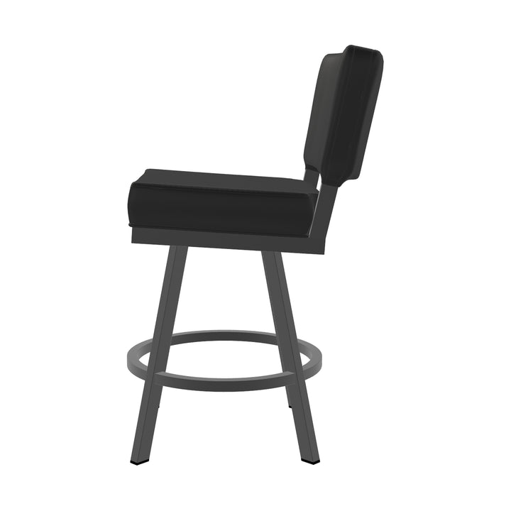 19.75"W x 23.5"D x 40"H / Licorice Black/Firestone Grey