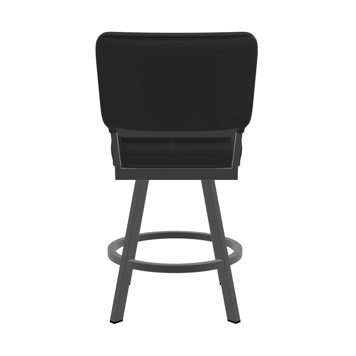 19.75"W x 23.5"D x 40"H / Licorice Black/Firestone Grey