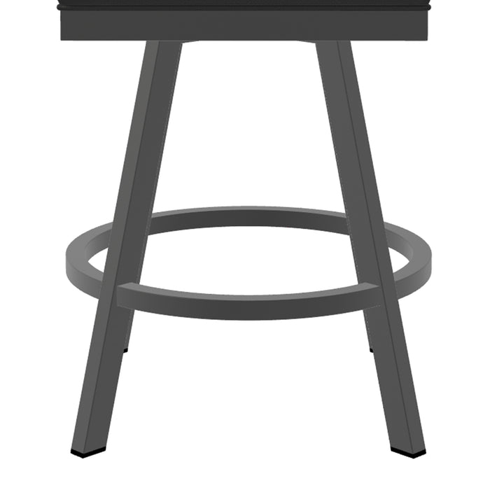 19.75"W x 23.5"D x 40"H / Licorice Black/Firestone Grey