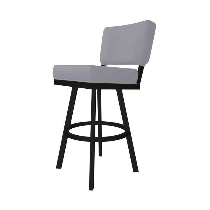 19.75"W x 23.5"D x 44"H / Charcoal Gray/Sable Onyx