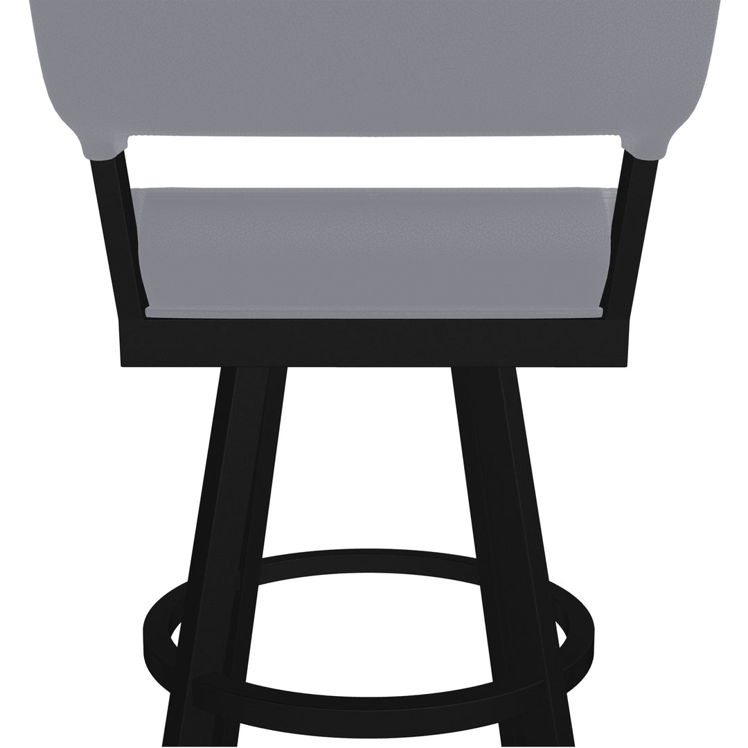 19.75"W x 23.5"D x 44"H / Charcoal Gray/Sable Onyx