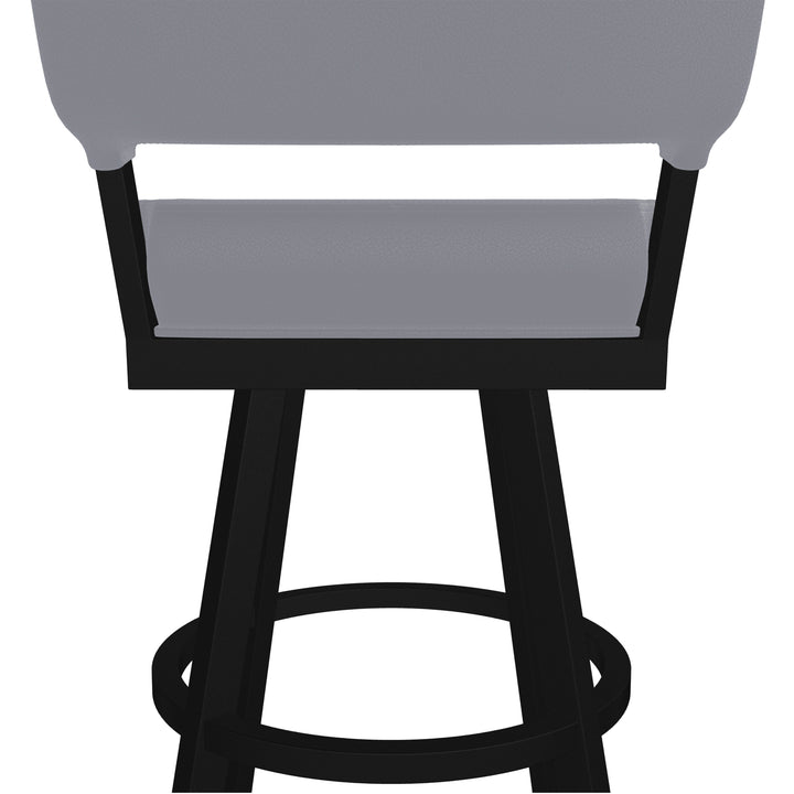 19.75"W x 23.5"D x 44"H / Charcoal Gray/Sable Onyx