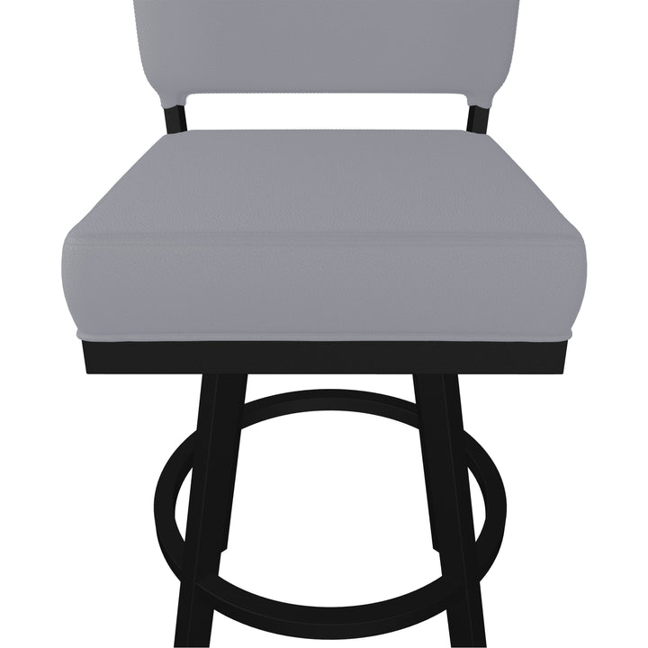 19.75"W x 23.5"D x 44"H / Charcoal Gray/Sable Onyx