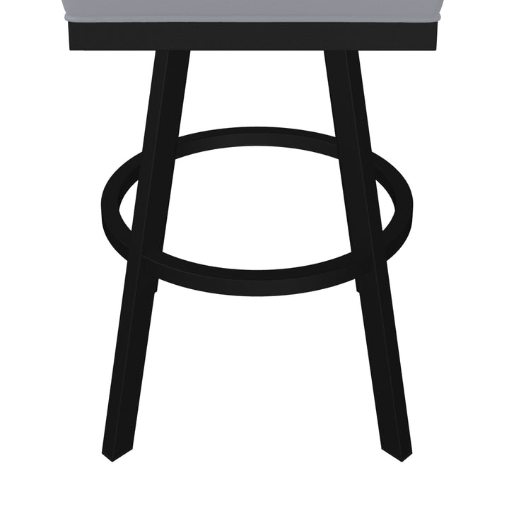 19.75"W x 23.5"D x 44"H / Charcoal Gray/Sable Onyx