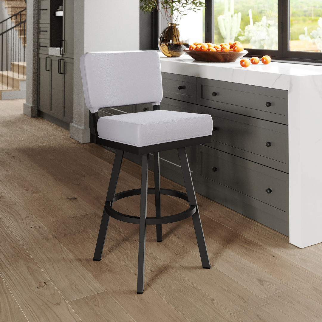 19.75"W x 23.5"D x 44"H / Charcoal Gray/Sable Onyx