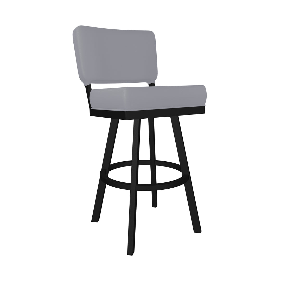 19.75"W x 23.5"D x 44"H / Charcoal Gray/Sable Onyx