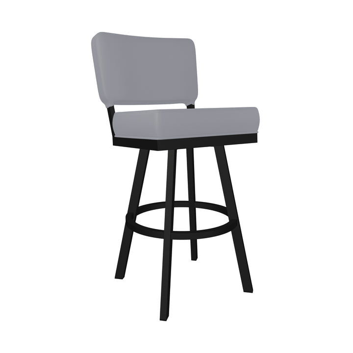 19.75"W x 23.5"D x 44"H / Charcoal Gray/Sable Onyx