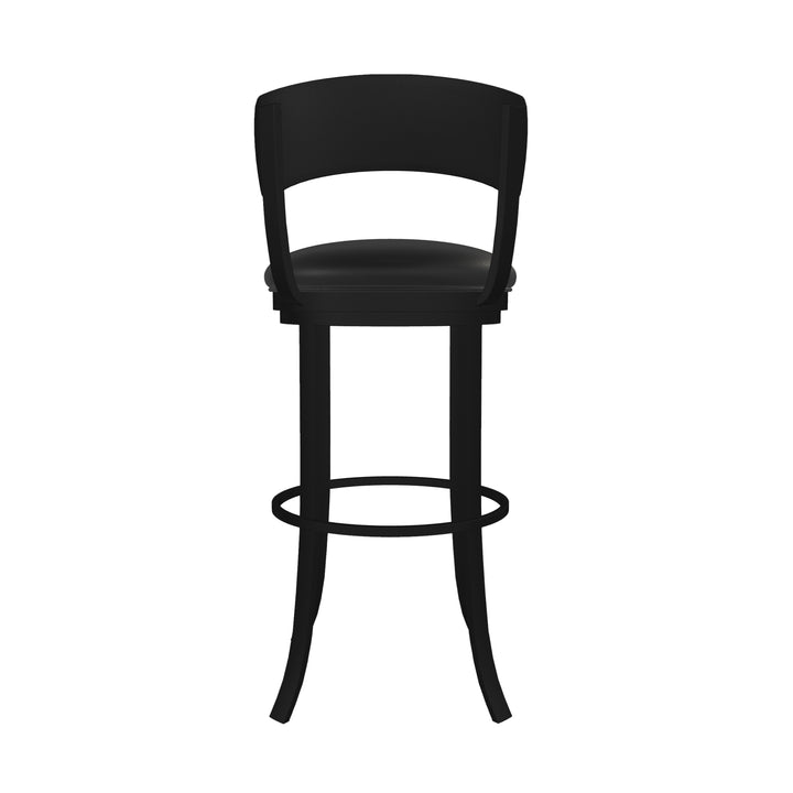 19.5"W x 18.5"D x 34"H / Licorice Black/Sable Onyx