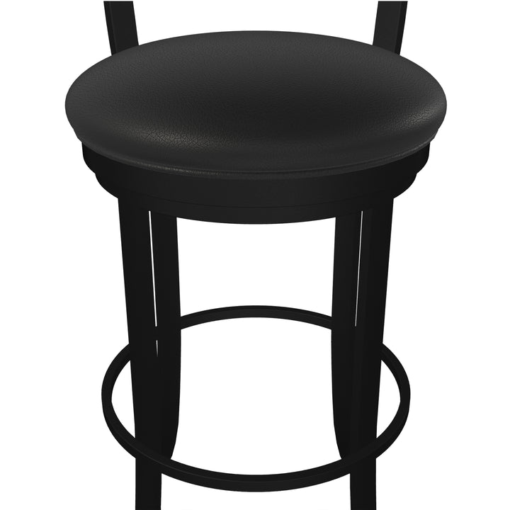 19.5"W x 18.5"D x 34"H / Licorice Black/Sable Onyx