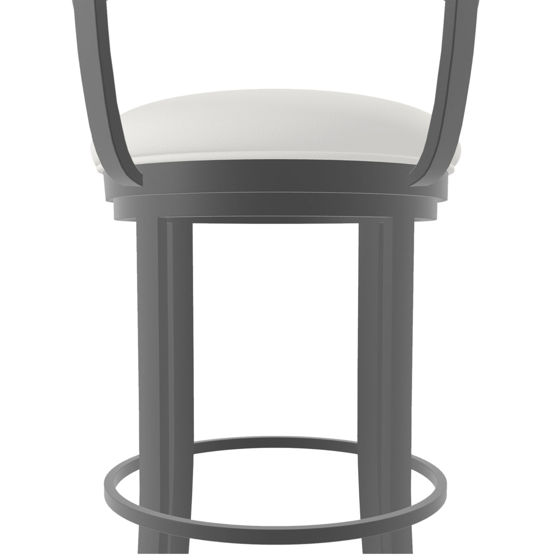 19.5"W x 18.5"D x 34"H / Vail Pure White/Firestone Grey