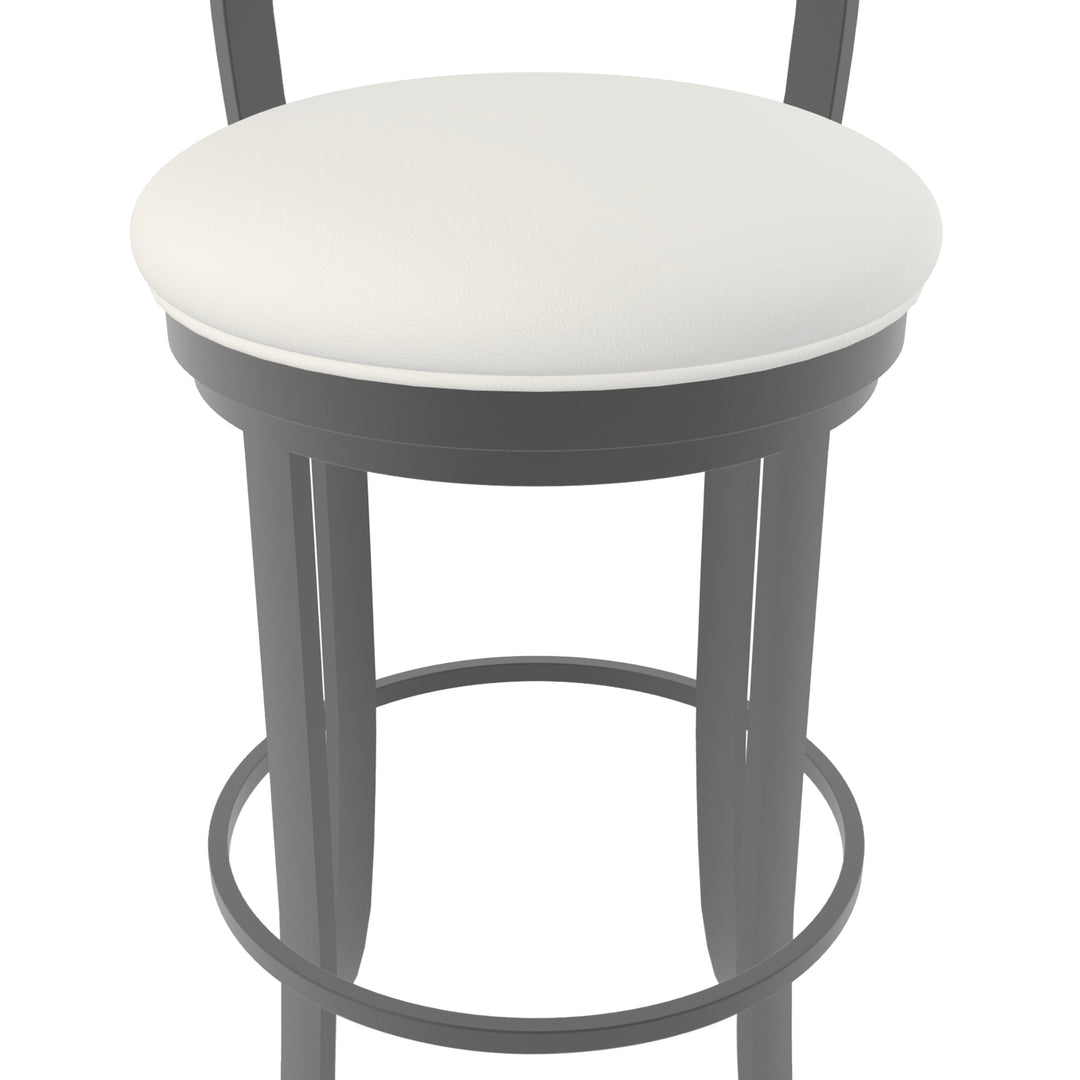 19.5"W x 18.5"D x 34"H / Vail Pure White/Firestone Grey