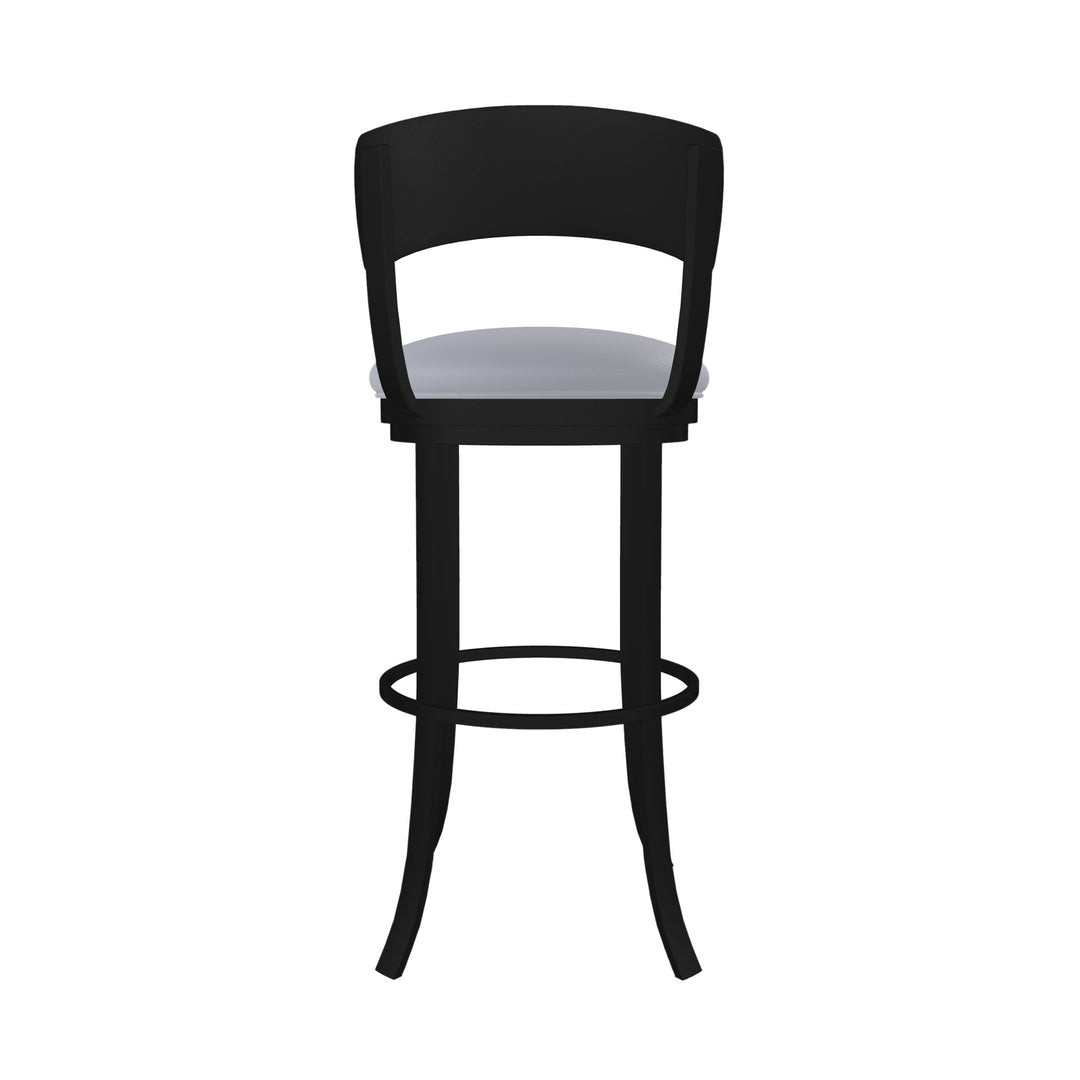 19.5"W x 19.5"D x 38"H / Charcoal Gray/Sable Onyx