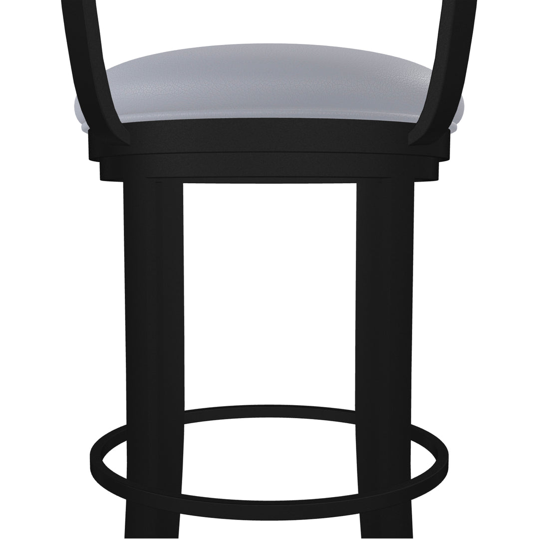 19.5"W x 19.5"D x 38"H / Charcoal Gray/Sable Onyx