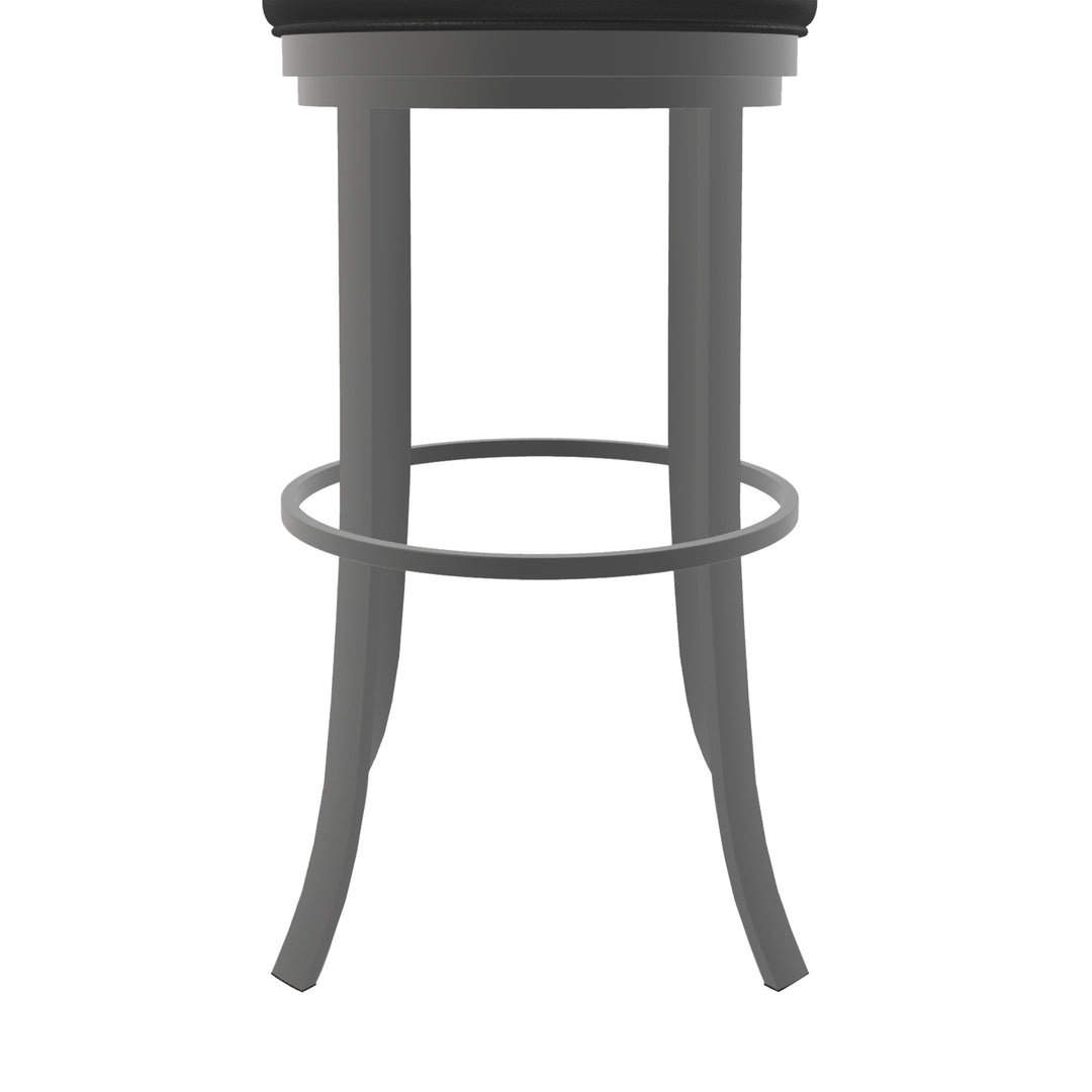 19.5"W x 19.5"D x 38"H / Licorice Black/Firestone Grey