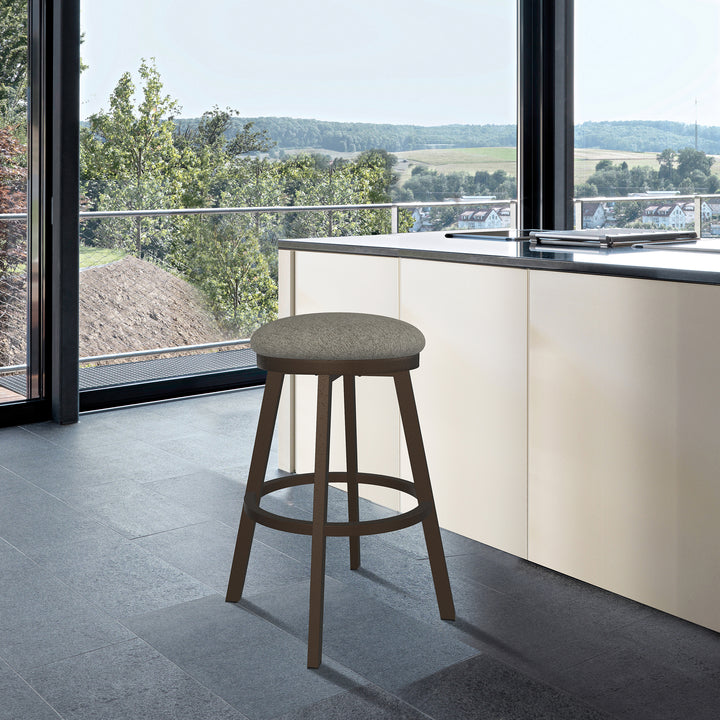 18.5"W x 18.5"D x 26"H / Textured Ash/Cobblestone