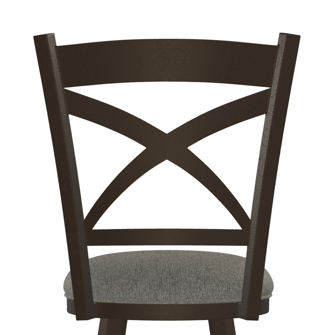 18.5"W x 25"D x 41.75"H / Textured Ash/Cobblestone