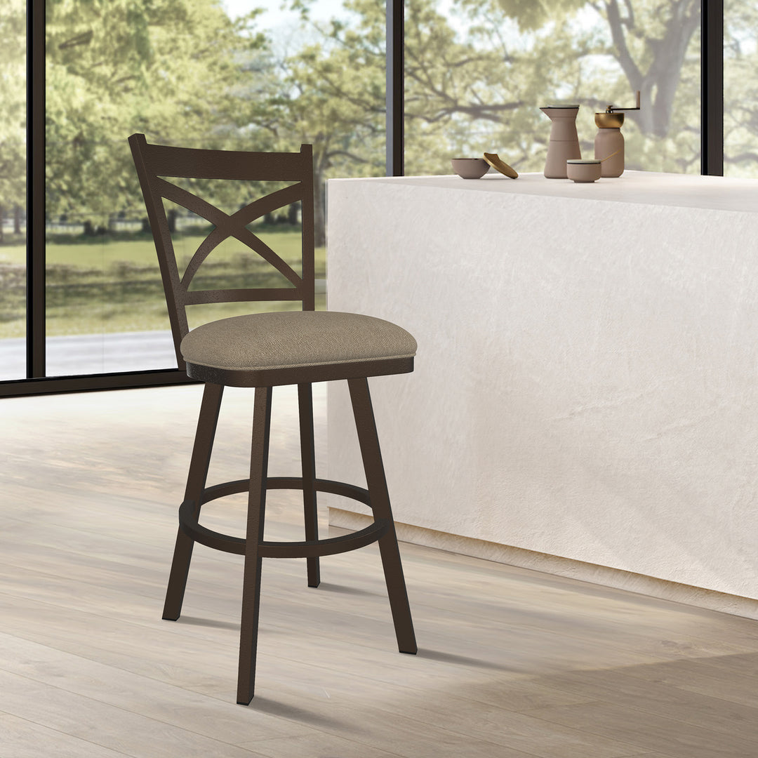 18.5"W x 25"D x 45.75"H / Venetian/Cobblestone