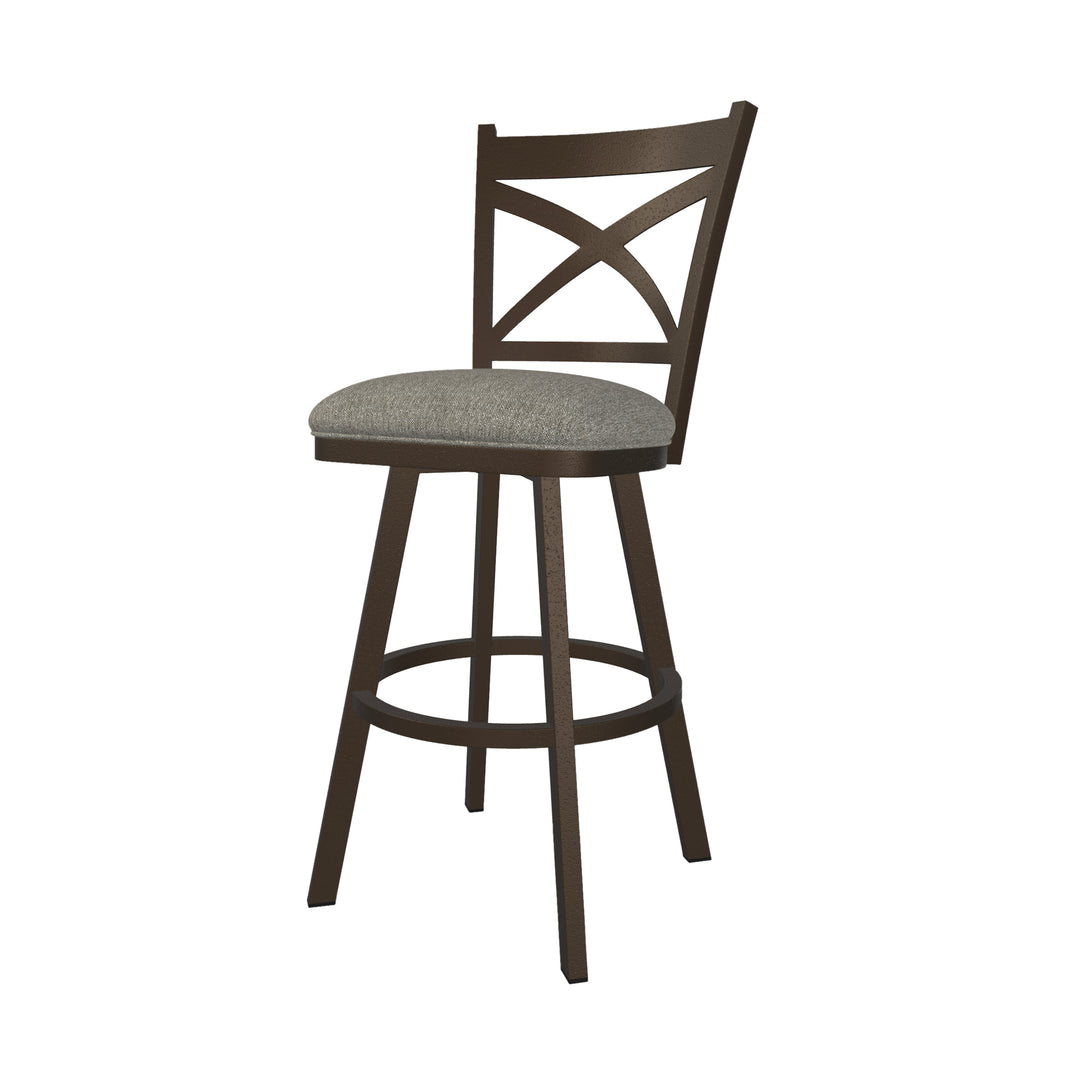 18.5"W x 25"D x 45.75"H / Textured Ash/Cobblestone