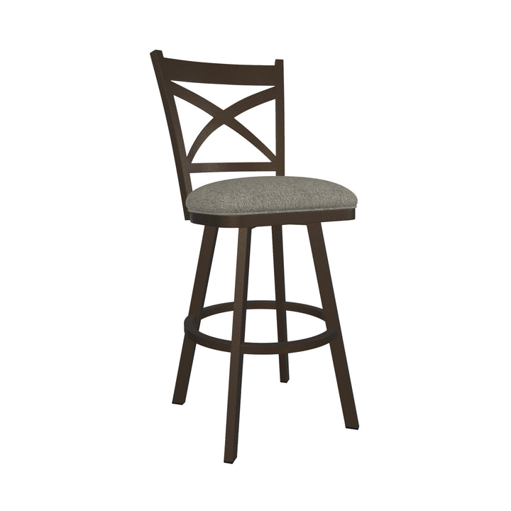 18.5"W x 25"D x 45.75"H / Textured Ash/Cobblestone