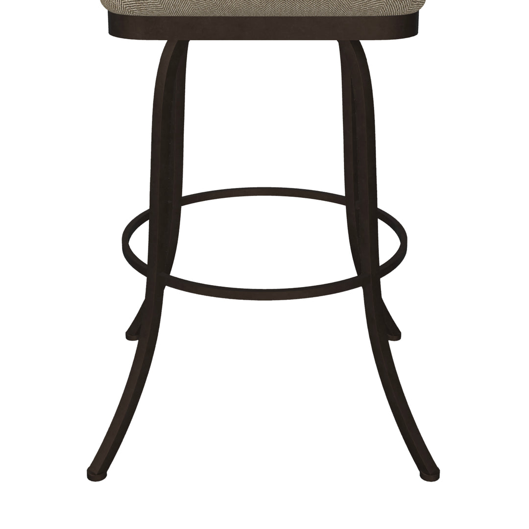 19.25"W x 24"D x 40"H / Venetian/Mocha