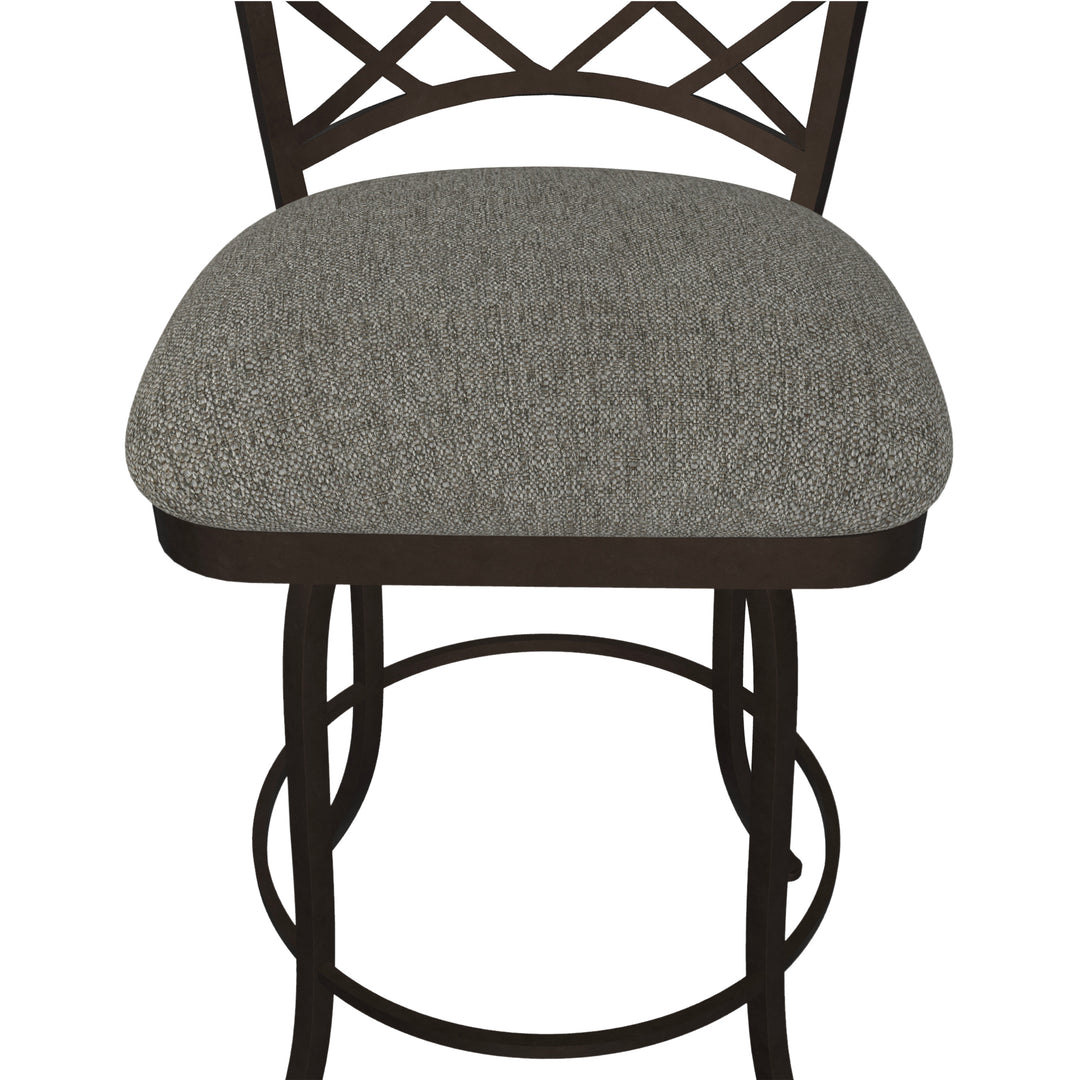 19.25"W x 24"D x 40"H / Textured Ash/Mocha