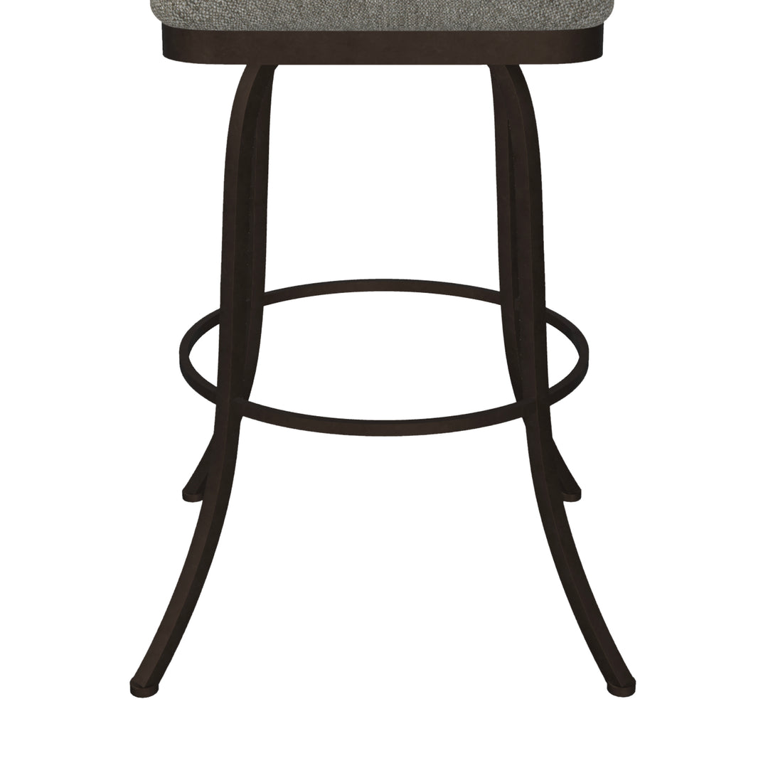 19.25"W x 24"D x 40"H / Textured Ash/Mocha