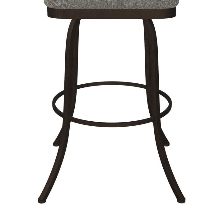 19.25"W x 24"D x 40"H / Textured Ash/Mocha