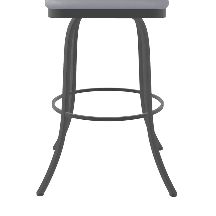 19.25"W x 24"D x 40"H / Charcoal Gray/Firestone Grey