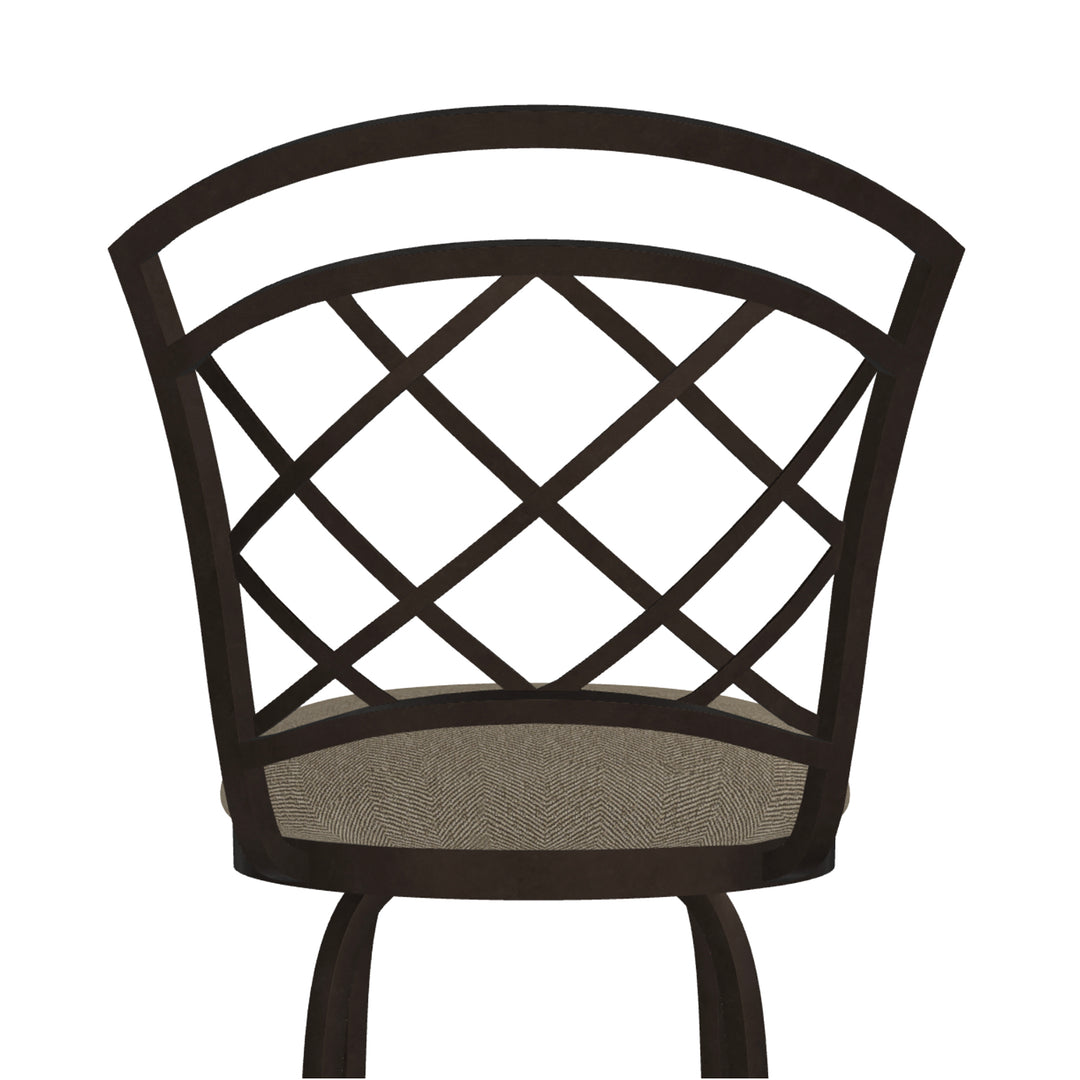 19.25"W x 24"D x 44"H / Venetian/Mocha