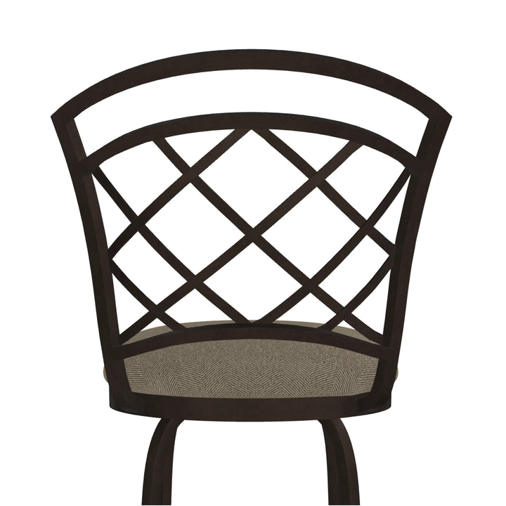 19.25"W x 24"D x 44"H / Venetian/Mocha