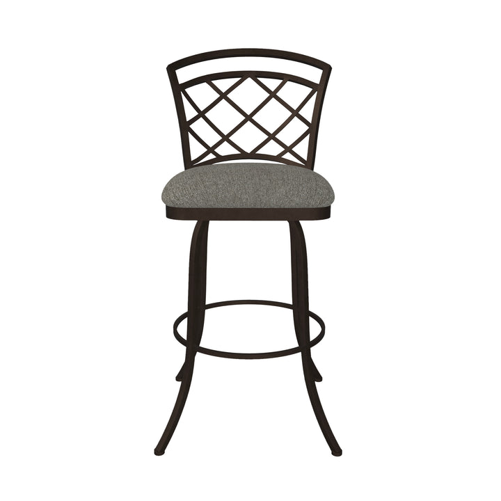 19.25"W x 24"D x 44"H / Textured Ash/Mocha