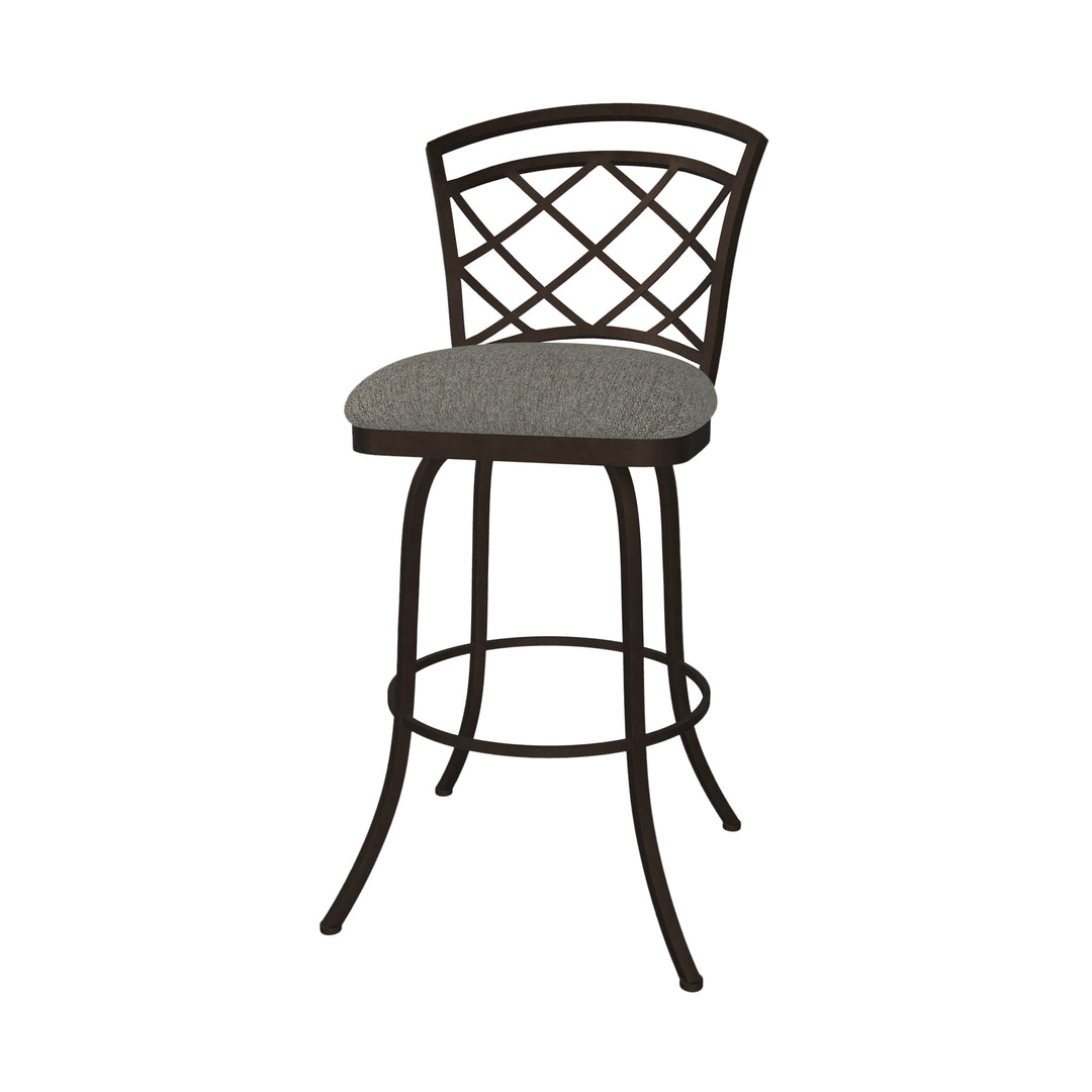 19.25"W x 24"D x 44"H / Textured Ash/Mocha