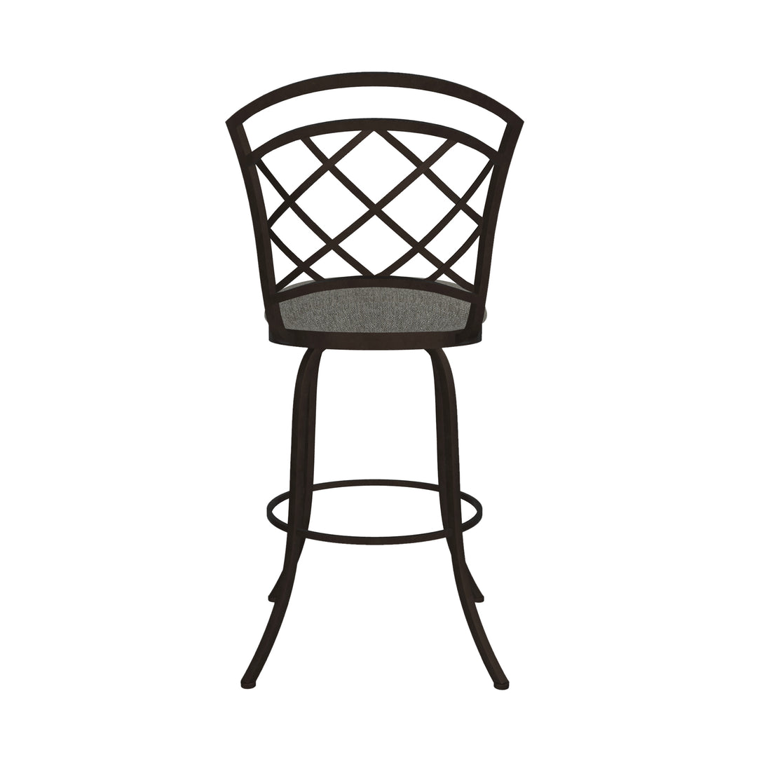 19.25"W x 24"D x 44"H / Textured Ash/Mocha