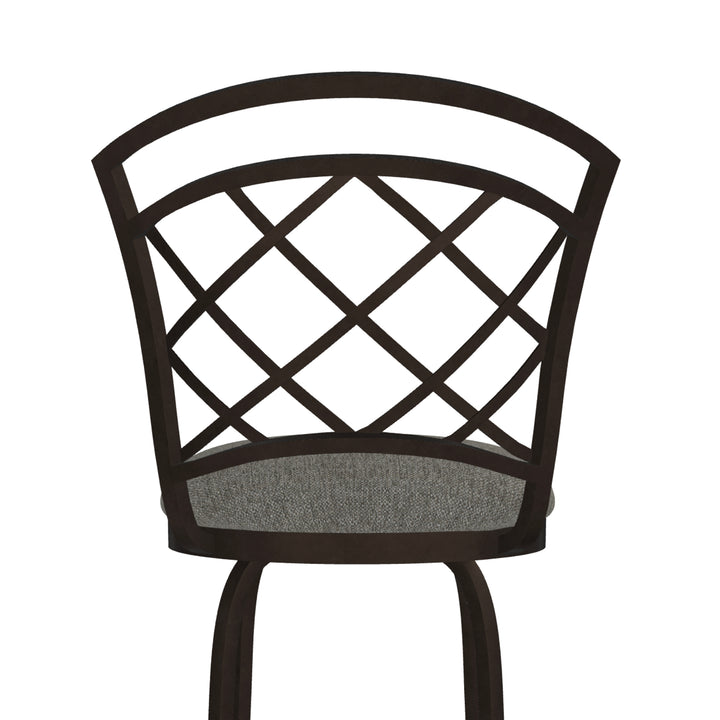 19.25"W x 24"D x 44"H / Textured Ash/Mocha