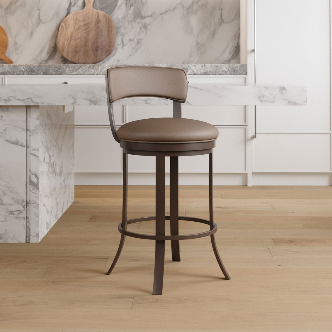 19.5"W x 18.5"D x 34"H / Island Teak/Mocha