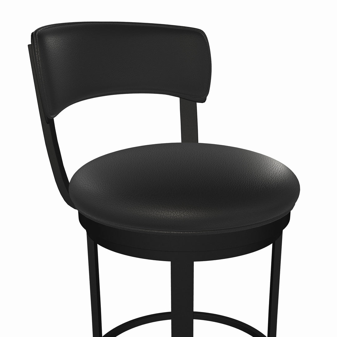 19.5"W x 18.5"D x 34"H / Licorice Black/Sable Onyx