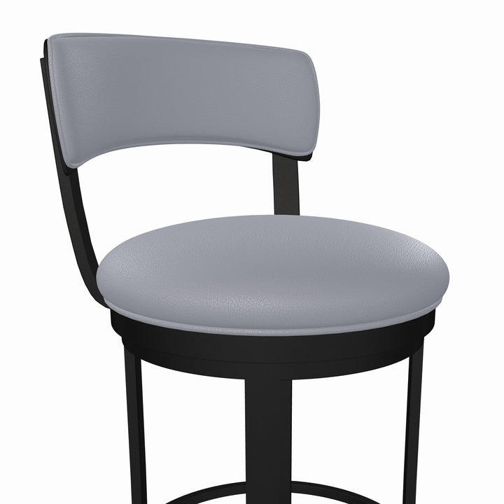 19.5"W x 18.5"D x 34"H / Charcoal Gray/Sable Onyx